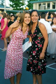 Hannah and Natalia at graduation
