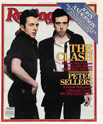 Mick Jones and Joe Strummer 1980